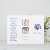 Brochure sur les coquillages bleus (Debout devant)