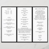 Brochure Tri-fold de l'entreprise botanique modern (Dos)