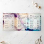 Brochure triple couleur or bleu violet (Intérieur)