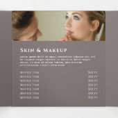 Brochure triple Parties scintillant liquide (Intérieur au milieu)