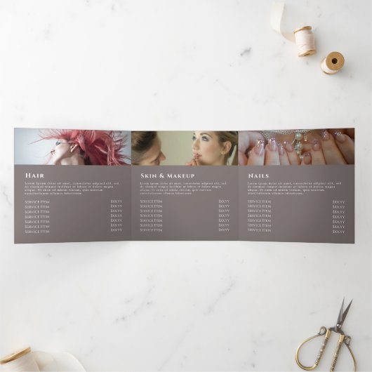 Brochure triple Parties scintillant liquide (Intérieur)