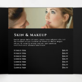 Brochure triplée cristaux bleus (Intérieur au milieu)