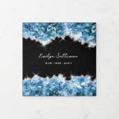 Brochure triplée cristaux bleus (Protection)