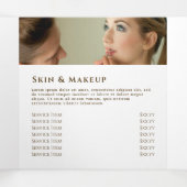 Brochure triplée d'agate d'or ivoire (Intérieur au milieu)