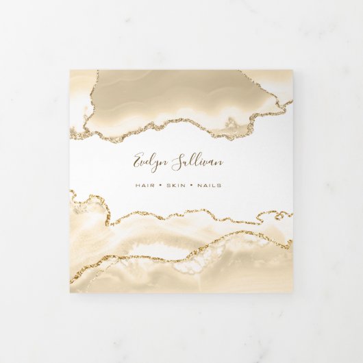 Brochure triplée de l'Agate de Pêche délicate (Protection)