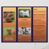 Brochure 🐾 triplée pour chien de garde (Dos)