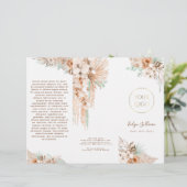Brochure van Boho Tropical Beige en Mint (Staand voorkant)