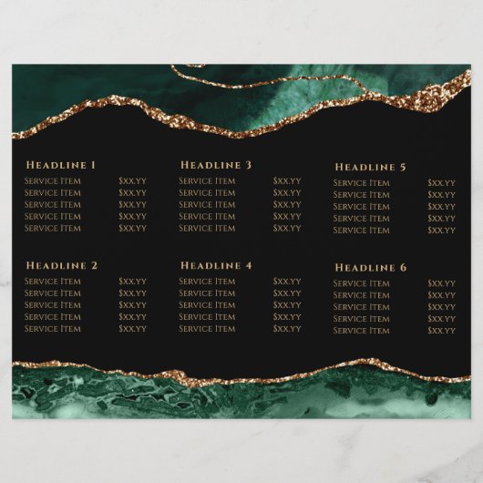 brochure vert émeraude (Dos)