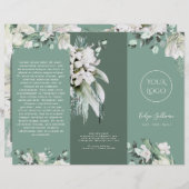 brochure verte émeraude (Devant / Derrière)