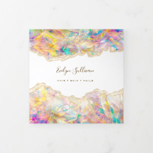 Brochure voor drievoudig ontwerp drieluik kaart