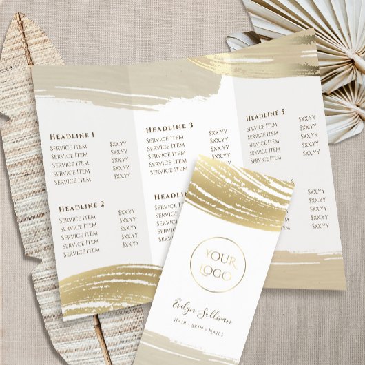 Brochure voor goudverfpenseel