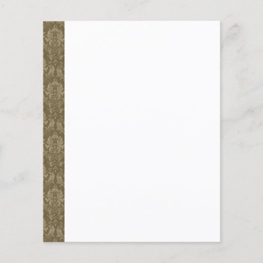 brochure voor het randpapier voor de Damasgrens (Voorkant)