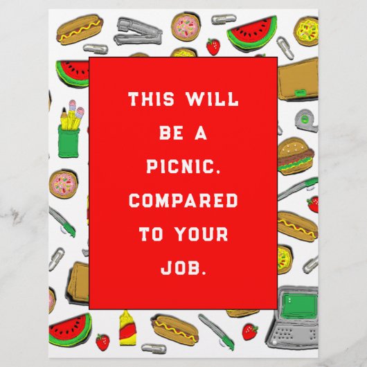 Brochure voor zomerfeest (Voorkant)