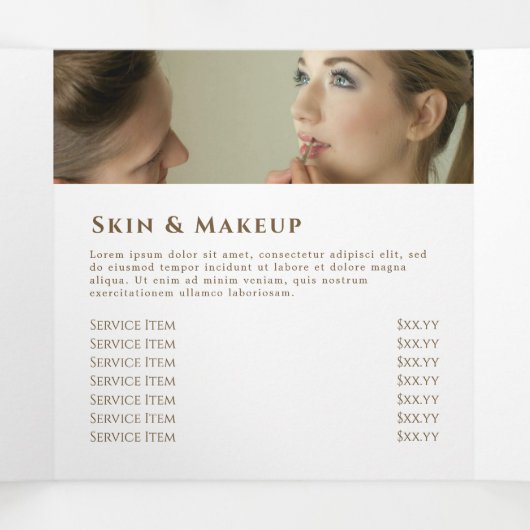 Brochure White Agate Trivoudig Drieluik Kaart (Binnenkant midden)