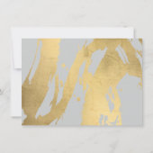 Brochures Abstraites Faux Gold sur carte cadeau Gr (Dos)