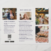 Brochures de marketing professionnel Flyer (Dos)