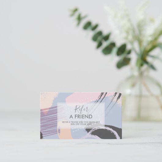 Brochures modernes Composition Carte de référence (Debout devant)