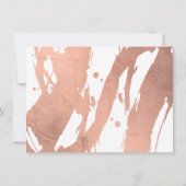 Brochures or Rose Abstrait sur carte à billets bla (Dos)