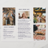 Brochures over professionele marketingevenementen (Achterkant)