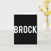 Brock - Cool New Funny Name Fan Gift Tee  Kaart (Gele Bloem)
