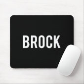 Brock - Cool New Funny Name Fan Gift Tee  Muismat (Met muis)
