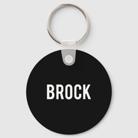 Brock - Cool New Funny Name Fan Gift Tee Sleutelhanger (Voorkant)