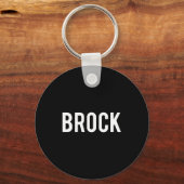 Brock - Cool New Funny Name Fan Gift Tee Sleutelhanger (Voorkant)