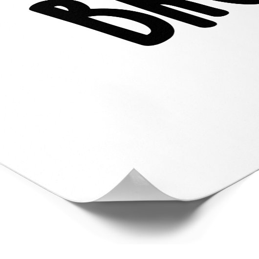 Brock n Roll Grappig Veggie Broccoli Pun Poster (Hoek)