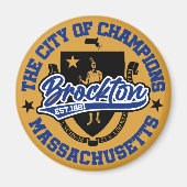 Brockton, Massachusetts Magneet (Voorkant)