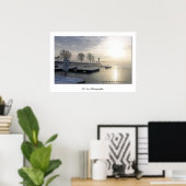 Brockville Winter Waterfront Poster (Thuiskantoor)