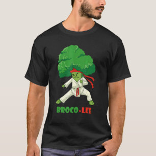 Broco Lee Vegetarian Broccoli Karate T-shirt