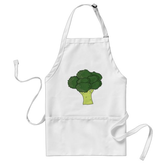 Brocolli Standaard Schort (Voorkant)