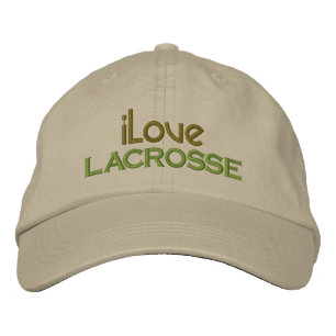 Brodé I Love Lacrosse Casquette
