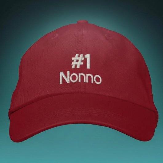 Brodée #1 Nonno  - ajouter un nom Casquette de Baseball P