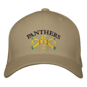 Brodée 2/47th Inf. Casquette à quatre côtés des fusils tr
