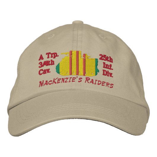 Brodée 3/4th Cav. casquette brodé de la voie M113 de la 2 (Devant)