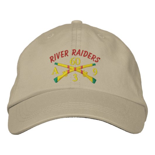 Brodée 3/60e Inf. Casquette des raiders de la rivière Rif (Devant)