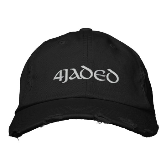 Brodée 4Jaded Casquette brodé foncé (Devant)