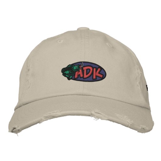 Brodée Adirondack, Lac Raquette, Casquette (Devant)