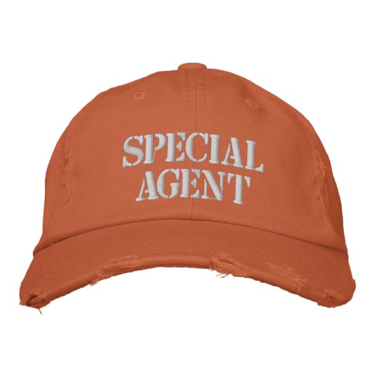 BRODÉE "AGENT SPÉCIAL" CASQUETTE EMBROIDÉE (Devant)