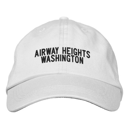 Brodée AIRWAY HEIGHTS Washington Casquette (Devant)