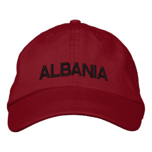 Brodée Albanie Casquette réglable Shqipëri Kapak Me Poros