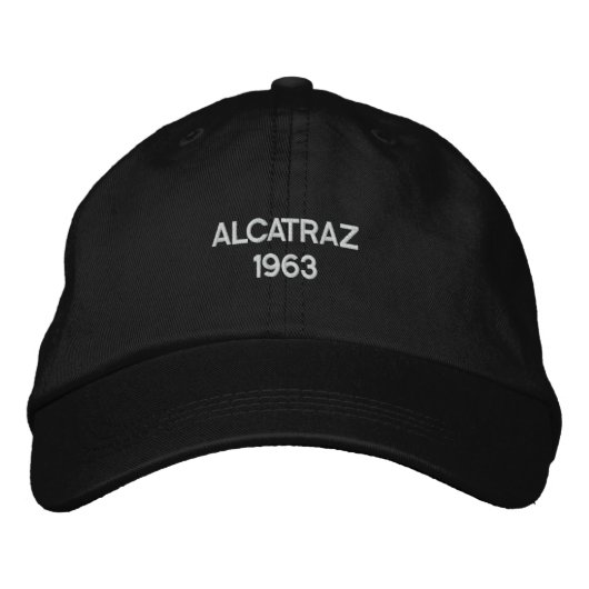Brodée Alcatraz Prison TV Show 1963 Casquette (Devant)