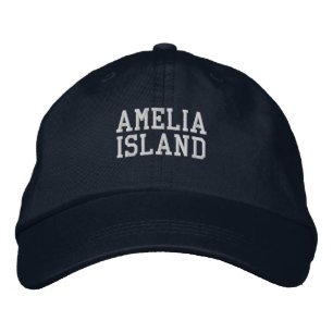 Brodée Amelia Island Florida Casquette de baseball brodé