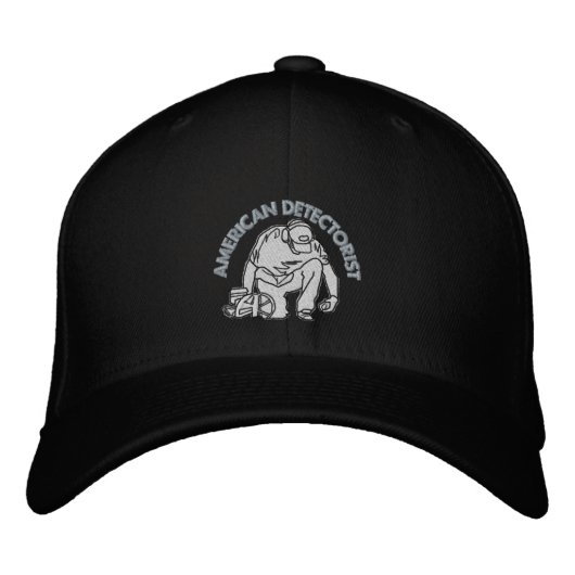 Brodée American Detectorist Basic Flexfit Casquette de la (Devant)