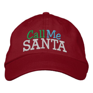 Brodée Appelez-moi PÈRE NOËL ... ; ) Casquette par SRF