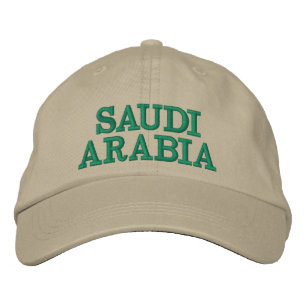 Brodée Arabie Saoudite Casquette brodé personnalisé