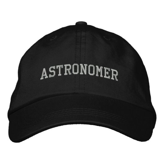 Brodée Astronome Astronomie Science Casquette brodé (Devant)