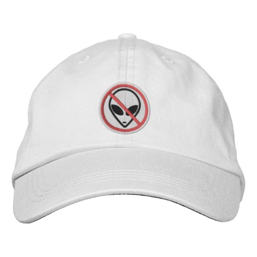 Brodée Aucun Alien Casquette ajustable personnalisé (Devant)