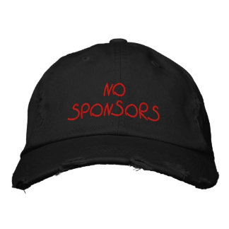 Brodée AUCUN casquette SPONSORS